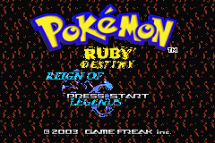 Pokemon Ruby Destiny version 4